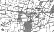 Old Map of Fishbourne, 1873 - 1874