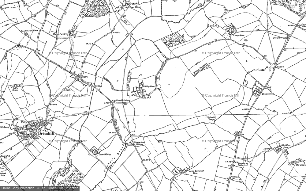 Old Map of Fisher's Brook, 1899 in 1899