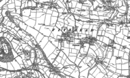 Old Map of Fitzhead, 1887