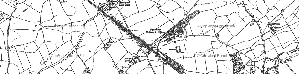 Old map of Fitzwilliam in 1860