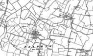 Old Map of Flansham, 1887