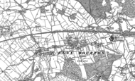Old Map of Flax Bourton, 1883
