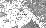 Old Map of Flempton, 1882 - 1883