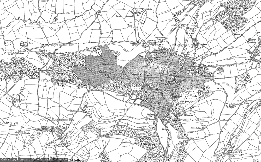 Old Map of Flete, 1886 - 1905 in 1886