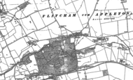 Old Map of Flitcham, 1884 - 1885