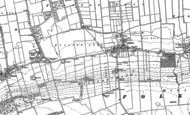 Old Map of Flixton, 1889