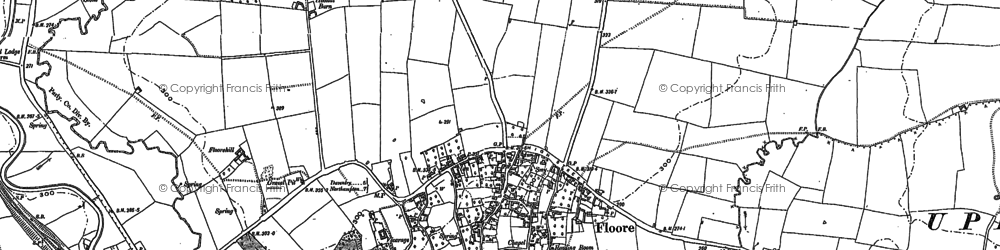 Old map of Flore in 1883