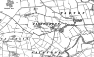 Old Map of Flotterton, 1896