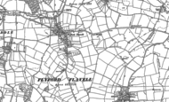 Old Map of Flyford Flavell, 1884 - 1903