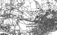 Old Map of Folkestone, 1906