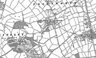 Old Map of Folksworth, 1887