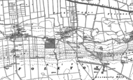 Old Map of Folkton, 1889
