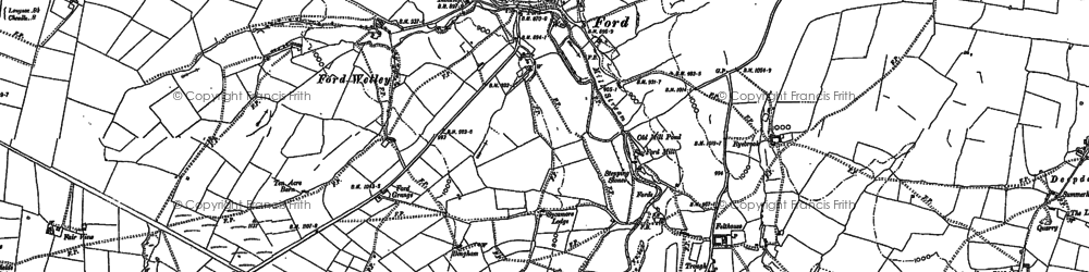 Old map of Ford in 1879