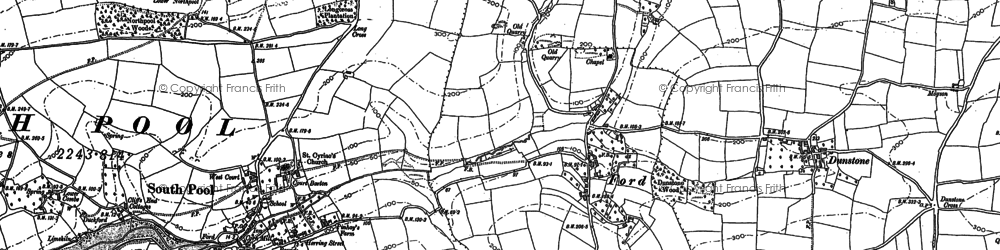 Old map of Ford in 1905