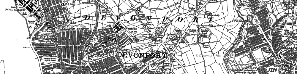 Old map of Ford in 1912