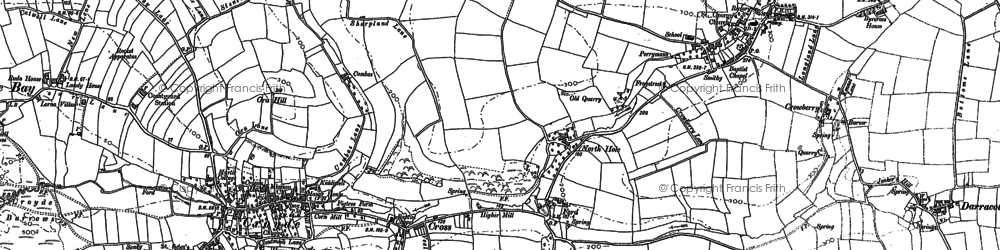 Old map of Cross in 1903