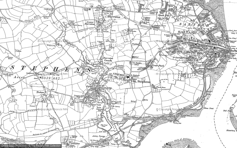 Old Map of Forder, 1883 - 1905 in 1883