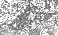 Old Map of Forest Row, 1897 - 1908