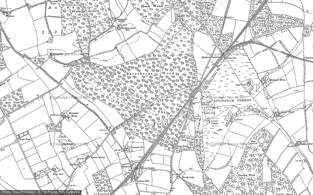 Old Maps Of Effingham Common Surrey Francis Frith 6324