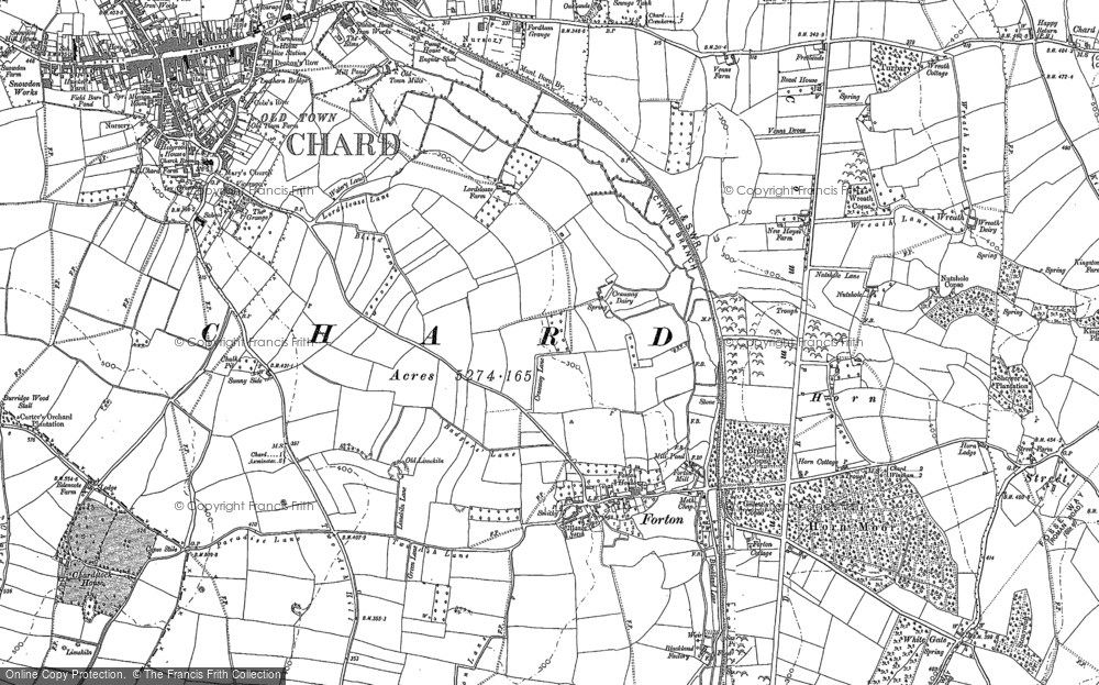 Old Map of Forton, 1901 in 1901