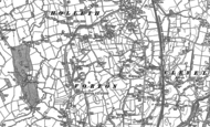 Old Map of Forton, 1910