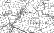 Old Map of Foston on the Wolds, 1890 - 1891