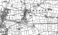 Old Map of Foulsham, 1885
