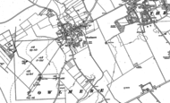 Old Map of Fowlmere, 1885 - 1901