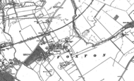 Old Map of Foxton, 1885 - 1886