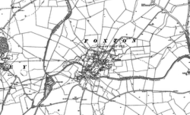 Old Map of Foxton, 1885 - 1902