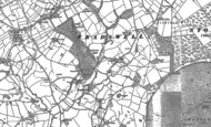 Old Map of Fradswell, 1881