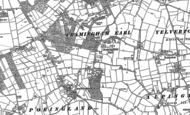 Old Map of Framingham Earl, 1881