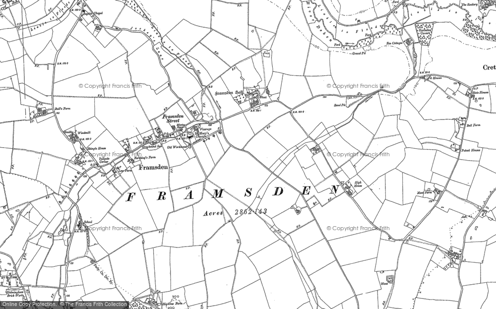Framsden, 1883 - 1884