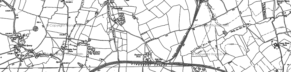 Old map of Freasley in 1883