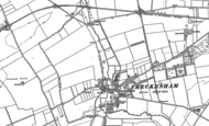 Old Map of Freckenham, 1900 - 1901