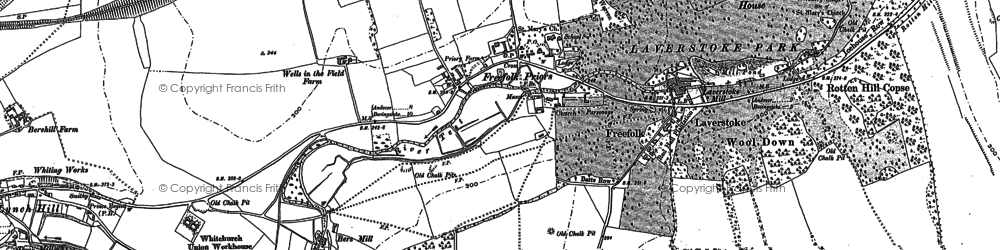 Old map of Freefolk in 1894