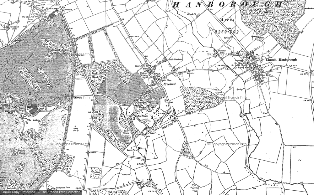 Old Map of Freeland, 1898 - 1911 in 1898