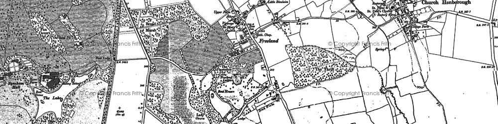 Old map of Freeland in 1898