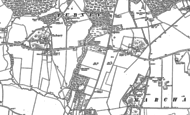 Old Map of Frilford Heath, 1898 - 1911