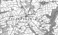 Old Map of Frithelstock Stone, 1886