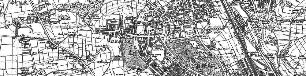 Old map of Frizinghall in 1891