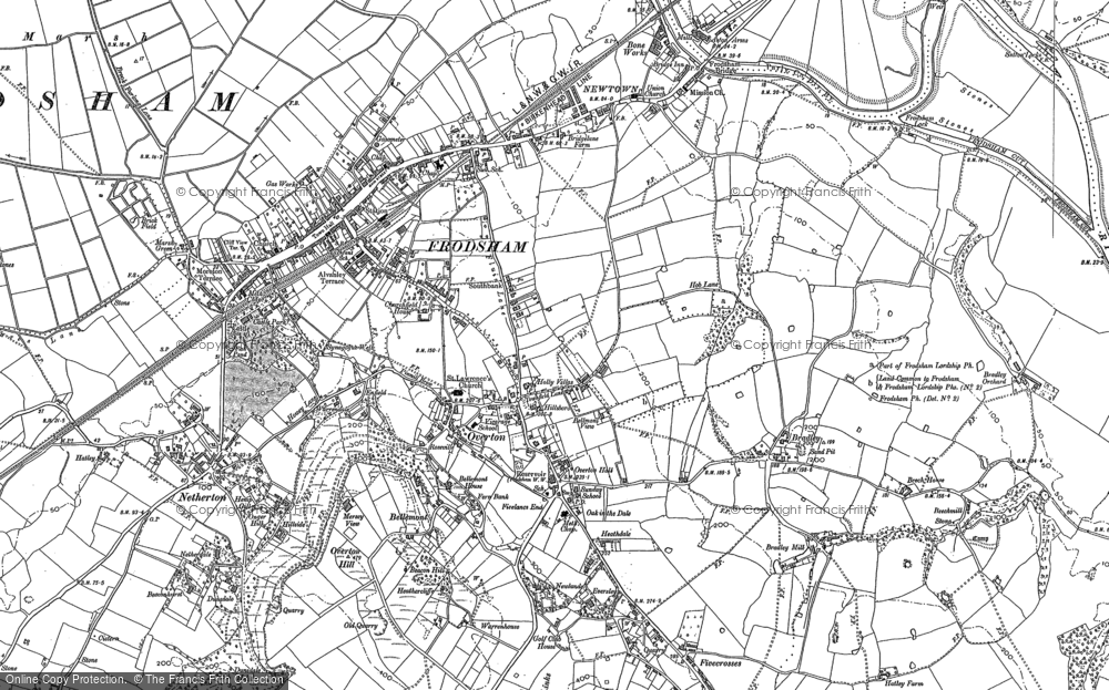 Old Map of Frodsham, 1897 in 1897