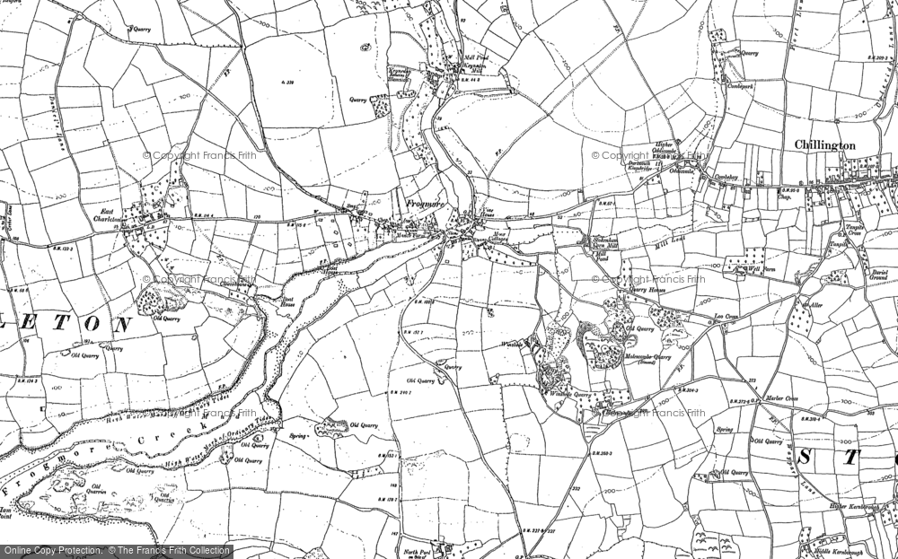 Old Map of Frogmore, 1905 in 1905