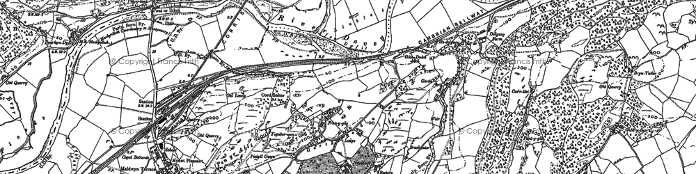 Old map of Fron-y-gôg in 1886