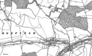 Old Map of Froxfield, 1909