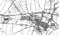 Old Map of Fulbourn, 1885 - 1886