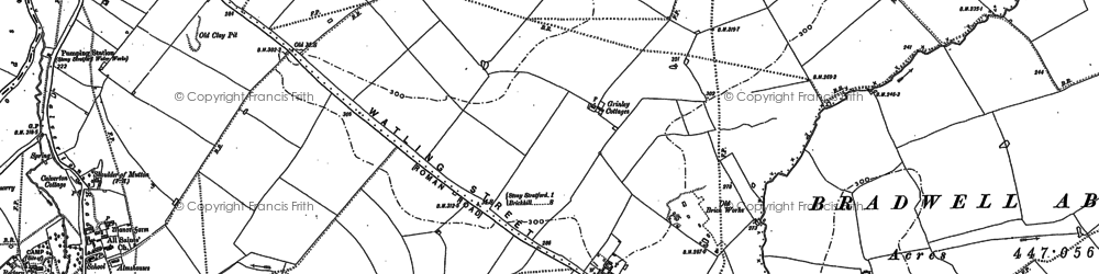 Old map of Kiln Farm in 1898