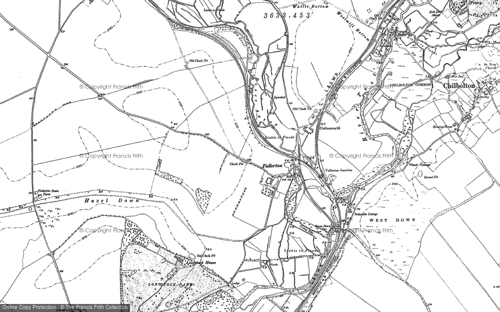 Old Map of Fullerton, 1894 in 1894