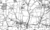 Old Map of Furneux Pelham, 1916 - 1919
