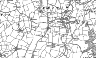 Old Map of Fyfield, 1895
